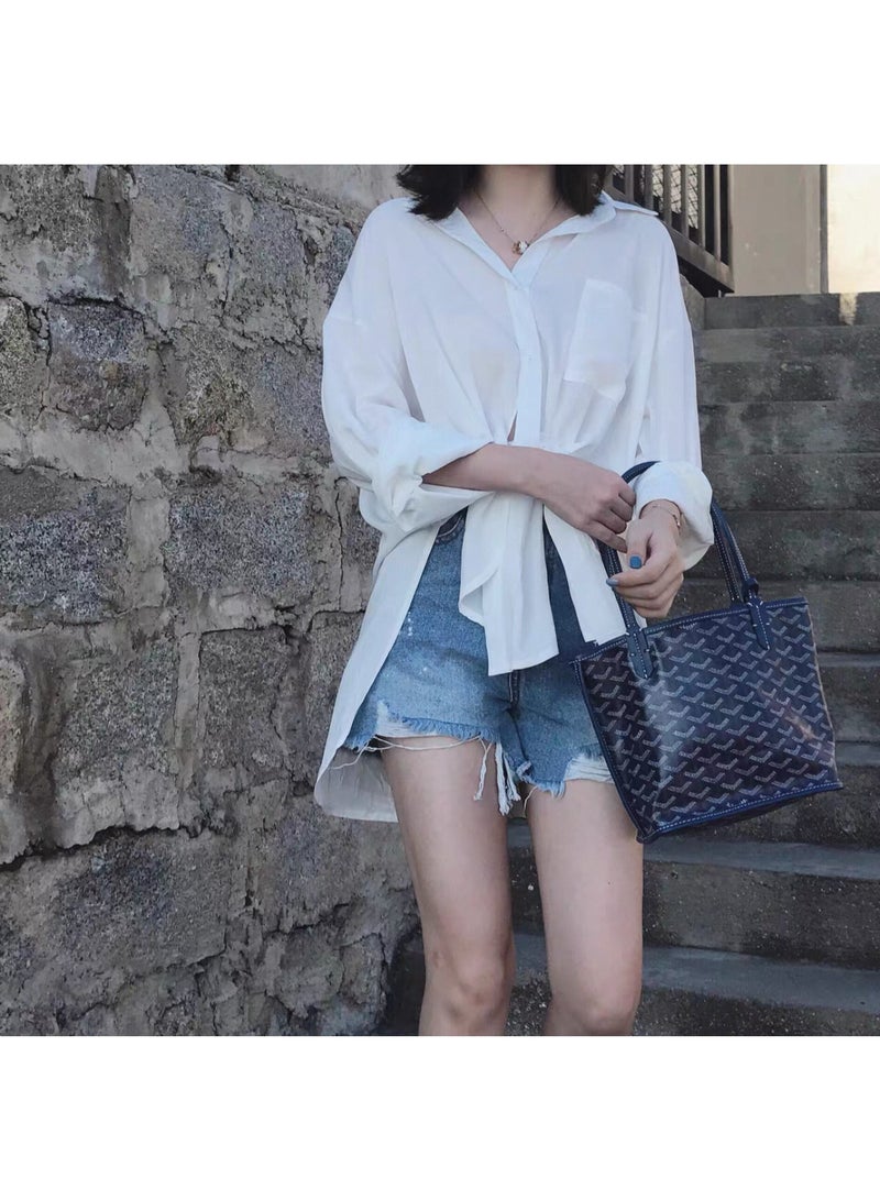 يارا حقيبة يد نسائية أنيقة قابلة للعكس مع جيب صغير قابل للفصل - أنيقة، كاجوال، ومتعددة الاستخدامات للاستخدام اليومي - Image 3